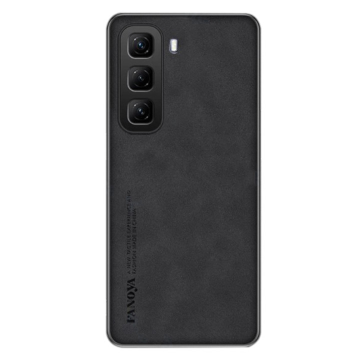 Кожаный чехол - накладка Fanoya для Infinix Hot 70​
