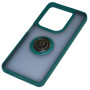 Чохол - накладка TPU Color Matte Ring для Infinix Hot 40 / Hot 40 Pro синій