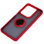 Чохол - накладка TPU Color Matte Ring для Infinix Hot 40 / Hot 40 Pro синій
