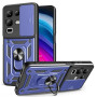 Чехол накладка Ricco Camera Sliding для Infinix Note 50 Pro+ с металлическим кольцом и защитой камеры черный