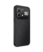 Чохол Carbon Shield with Ring для Infinix Note 60 / 60 Pro​ з підтримкою бездротової зарядки