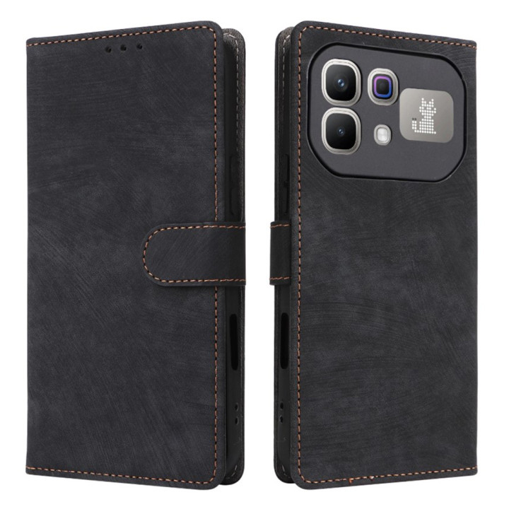 Чехол - книга Velvet Leather Case для Infinix Note 60 / 60 Pro​ с магнитным креплением