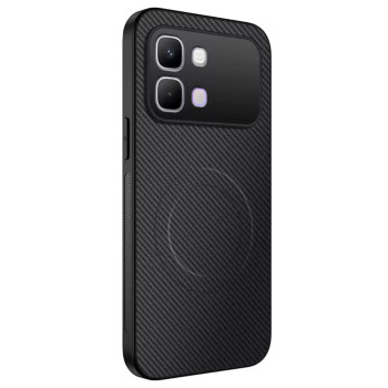 Чехол Carbon Shield with Ring для Infinix Note Edge 5​G с поддержкой беспроводной зарядки