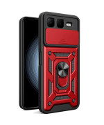 Чехол накладка Ricco Camera Sliding для Infinix Smart 10 Plus с металлическим кольцом и защитой камеры