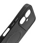Чехол Carbon Shield with Ring для Infinix Smart 20 с поддержкой беспроводной зарядки