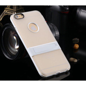 Силіконовий чохол з підставкою для iPhone 6 plus (5.5")  White