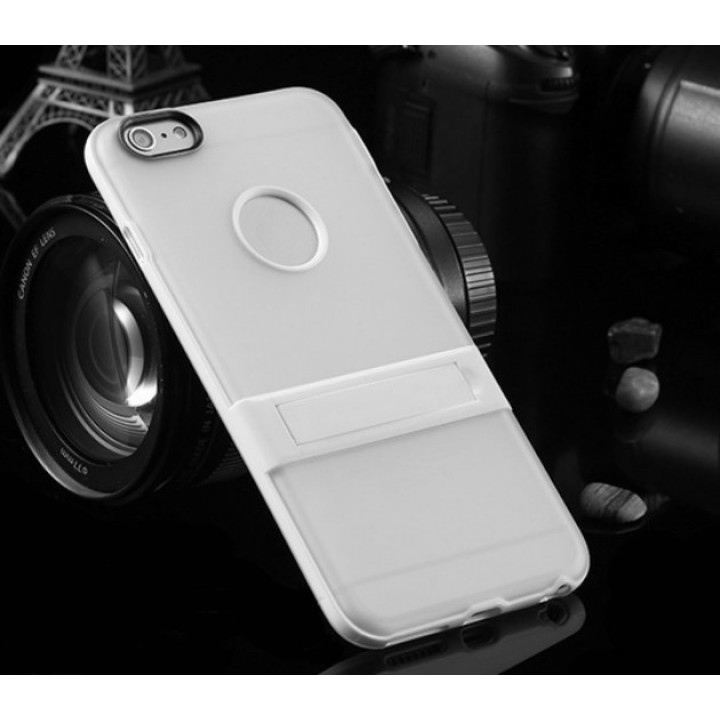 Силіконовий чохол з підставкою для iPhone 6 plus (5.5") White