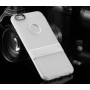 Cиликоновый чехол c подставкой для iPhone 6 plus (5.5 ") White