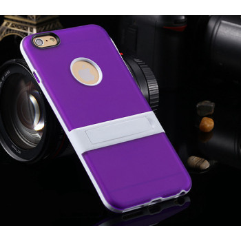 Cиликоновый чехол c подставкой для iPhone 6 plus (5.5 ") violet