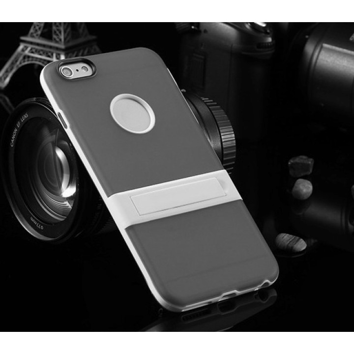 Cиликоновый чехол c подставкой для iPhone 6 plus (5.5 ") red