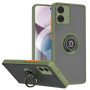 Чохол - накладка TPU Color Matte Ring для Motorola Edge 40 Neo зелений