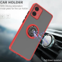 Чохол - накладка TPU Color Matte Ring для Motorola Edge 40 Neo зелений