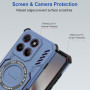 Чохол - накладка Omeve Armor Cooling with Ring для Motorola Edge 60 Fusion з магнітним кільцем