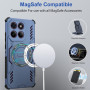 Чохол - накладка Omeve Armor Cooling with Ring для Motorola Edge 60 Fusion з магнітним кільцем