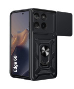 Чехол Ricco Camera Sliding для Motorola Edge 60 с защитной шторкой на камеру и металлическим кольцом