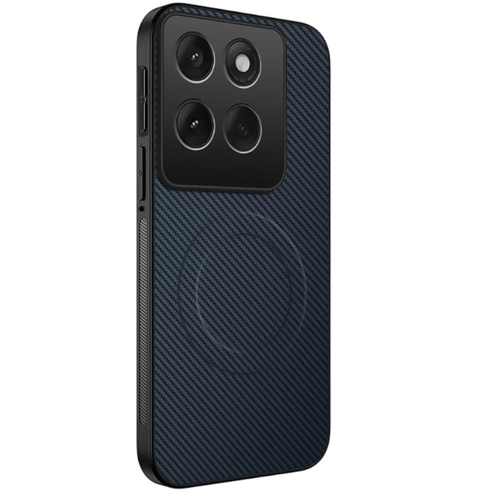 Чохол Carbon Shield with Ring для Motorola Edge 70 Fusion​ з підтримкою бездротової зарядки