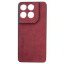 Чохол - накладка Fanoya для Motorola Edge 70 Fusion бордовий