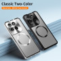 Чехол накладка Metal Glass Ring для Motorola Edge 70 Fusion с металлическим кольцом и дополнительной защитой на камеру