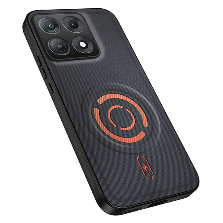 Чехол New Carbon Shield для Motorola Edge 70 Max с поддержкой беспроводной зарядки