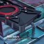 Чохол Metal Cyber Bamper для Motorola Edge 60 Fusion з кільцем та шнурком-тримачем