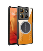 Чехол - накладка Acryl Cooling Armor для Motorola Moto G15 / G15 Power с металлической пластиной, Black
