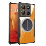 Чехол - накладка Acryl Cooling Armor для Motorola Moto G15 / G15 Power с металлической пластиной, Black