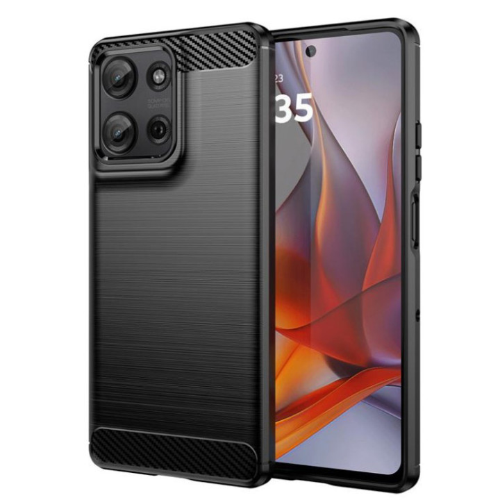 Чехол - накладка Carbon для Motorola Moto G15 / G15 Power