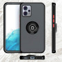 Чохол накладка TPU Color Matte Ring для Motorola Moto G13 / G23 / G53 чорно-червоний