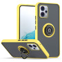 Чохол накладка TPU Color Matte Ring для Motorola Moto G13 / G23 / G53 чорно-червоний