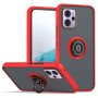 Чохол накладка TPU Color Matte Ring для Motorola Moto G13 / G23 / G53 чорно-червоний