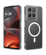 Чехол Clear Case Magnetic Ring для Motorola Moto G17 / G17 Power