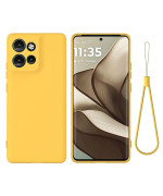 Чехол Silicone Cover Full для Motorola Moto G17 / G17 Power со шнурком - петлей