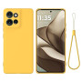 Чехол Silicone Cover Full для Motorola Moto G17 / G17 Power со шнурком - петлей
