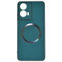 Чехол накладка New Textile Magnetic Ring для Motorola Moto G24 / G24 Power серый