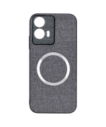 Чехол накладка New Textile Magnetic Ring для Motorola Moto G24 / G24 Power