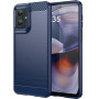 Чохол - накладка Carbon для Motorola Moto G55 синій
