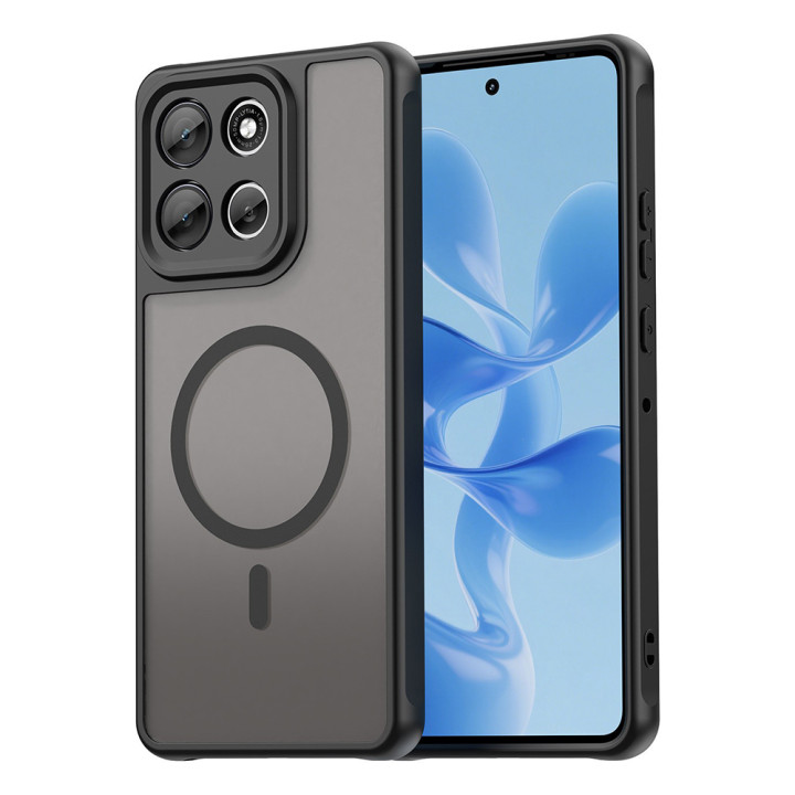 Чохол PC Matte Ring для Motorola Moto G56 із захистом камери