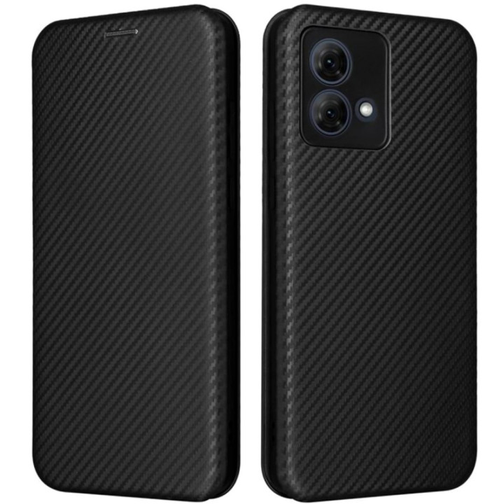 Чехол-книжка Carbon Fiber Texture для Motorola Moto G84