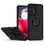 Чохол - накладка TPU Color Matte Ring для Motorola Moto G85 / S50 Neo чорний з червоним