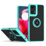 Чохол - накладка TPU Color Matte Ring для Motorola Moto G85 / S50 Neo чорний з червоним