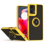 Чохол - накладка TPU Color Matte Ring для Motorola Moto G85 / S50 Neo чорний з червоним