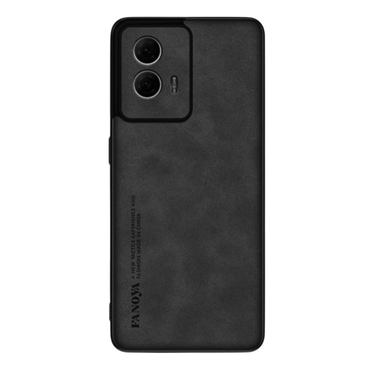 Кожаный чехол - накладка Fanoya для Motorola Moto G85 / S50 Neo