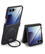 Чехол Omeve Shockproof Ring 360 для Motorola Razr 70 / 60 / 50 с магнитным кольцом