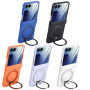 Чехол Omeve Shockproof Ring 360 для Motorola Razr 70 / 60 / 50 с магнитным кольцом