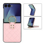 Чохол Lingge Flip для Motorola Razr 70 Ultra / 60 Ultra з кільцем-тримачем