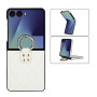 Чохол Lingge Flip для Motorola Razr 70 Ultra / 60 Ultra з кільцем-тримачем