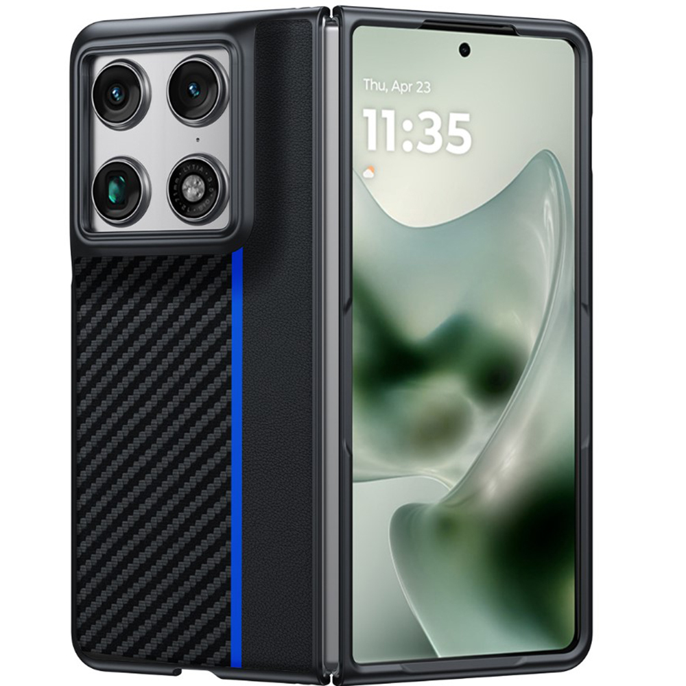 Чохол Carbon Color Line для Motorola Razr Fold чорно-синій