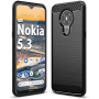 Чехол накладка Polished Carbon для Nokia 5.3