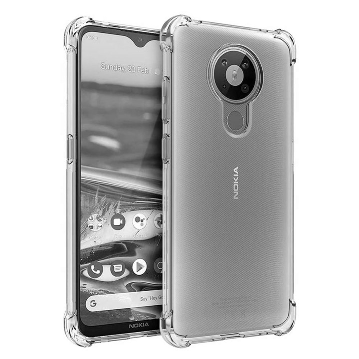 Прозорий силіконовий чохол Slim Premium для Nokia 5.3 Transparent