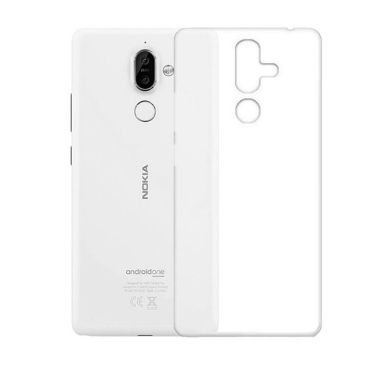 Прозорий силіконовий чохол Slim Premium для Nokia 7 plus
